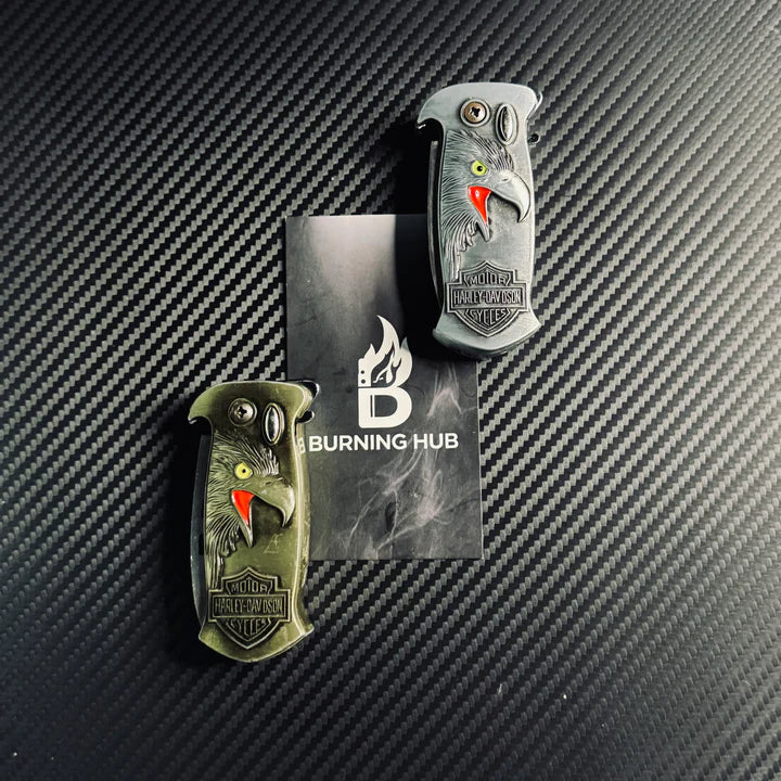 (Without Butane Gas)Outdoor Use 3-in-1 Lighter Without Butane (with Windproof, Knife & Bottle Opener)